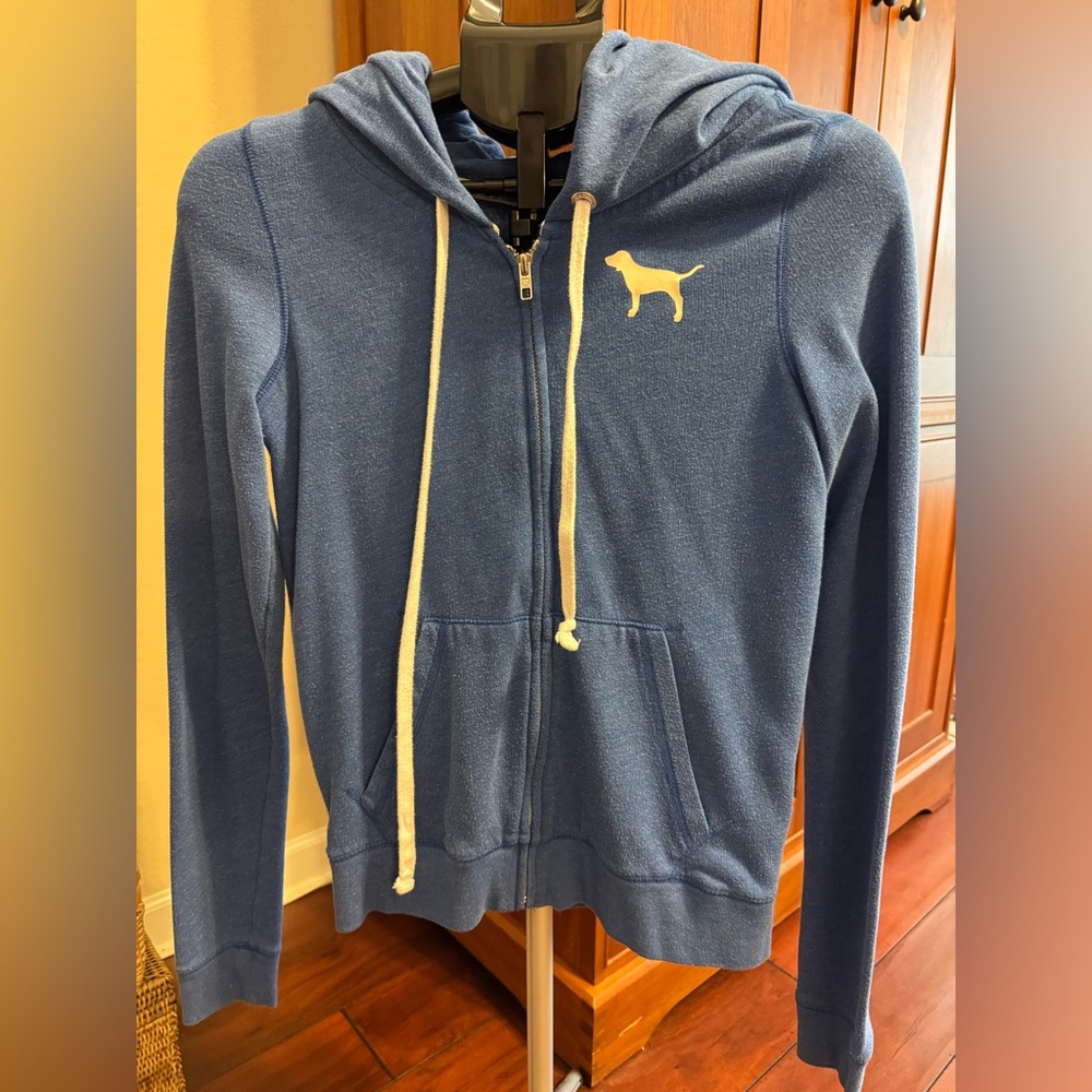 Victoria's Secret Pink Blue Hoodie